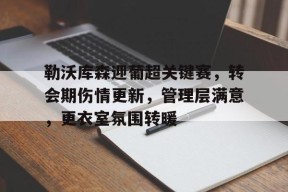 关于勒沃库森迎葡超关键赛，转会期伤情更新，管理层满意，更衣室氛围转暖的信息-百家乐